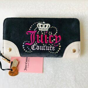Juicy Couture Dream Juicy LG  Liquorice /Crystal  Wallet  MSRP: $42  NWT